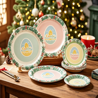 Assiettes en papier écologiques robustes et blanches pour fêtes et événements
