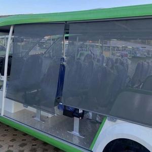 기차 지하철 상점 트럭의 전면 크로스 레일 및 측면 창 차양 커튼 - Product Image 2