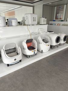 Bac à litière automatique autonettoyant à ouverture supérieure, grande capacité pour plusieurs chats, contrôle intelligent par application, surveillance de la santé, toilette pour chat - Product Image 5