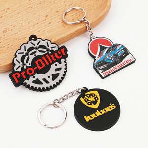 Pas de minimum personnalisé porte-clés en caoutchouc de silicone personnalisé porte-clés en PVC souple de dessin animé - Product Image 3