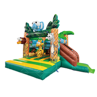 Maison gonflable commerciale de rebond de château d'enfants et château plein d'entrain sautant de toboggan d'eau pour le divertissement