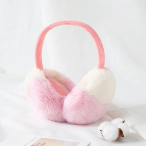 冬耳マフプラスサイズフリースウールと布ポール折りたたみ可能な暖かいイヤーマフ - Product Image 2