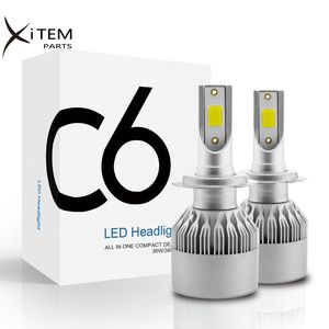 XITEM C6 Led faro 12V bianco impermeabile 36W 48W faro abbagliante <span class=keywords><strong>anabbagliante</strong></span> H1 H3 H4 H13 <span class=keywords><strong>lampadina</strong></span> per auto - Product Image 2