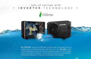 Pompe à chaleur pour piscine Sunrain OEM/ODM Factory R32 Full DC Inverter Wifi Bomba De <span class=keywords><strong>Calor</strong></span> Para Piscina - Product Image 2