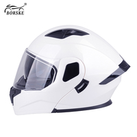 Accessoires de moto, casque de sécurité en ABS, casque modulable rabattable intégral en ABS pour adultes