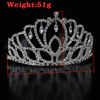 Couronne de concours de beauté 2026 en strass pour filles, diadème de luxe avec diamants, coiffe de reine en strass pour femmes