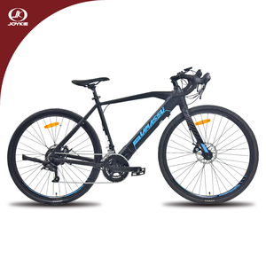 Vélo électrique de gravier JOYKIE 700C 53cm avec cadre en aluminium, moteur central et 16 vitesses - Product Image 1