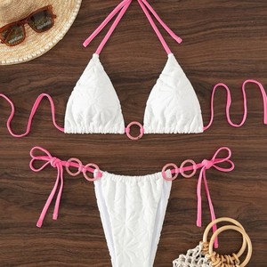 2023 New Trendy and Stylish Halter Neck Swimsuit, Backless Sexy Swimsuit - Direct Supply from Factory Direct Wholesale - Product Image 3