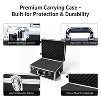 Valise de transport en aluminium sur mesure, robuste, pour avion, boîte à outils, chariot à instruments, avec doublure en mousse OEM