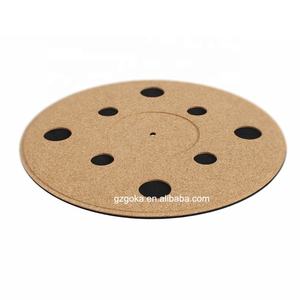 Accesorios de <span class=keywords><strong>vinilo</strong></span> al por mayor de alta calidad Alfombrilla antideslizante LP de corcho y goma de 12 pulgadas con discos de aislamiento - Product Image 5