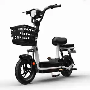 מכירה חמה 14 אינץ' אופנה אופניים חשמליים קורקינט חשמלי 48v 350w אופני עיר חשמליים