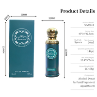 Parfum floral le plus populaire 30ml Eau de Parfum Vaporisateur naturel pour voyage Parfum durable Unisexe