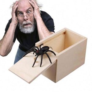 Caja de Miedo de Madera con Araña de Juguete, Divertida y Creativa, de Alta Calidad, para Bromas, Juego de Broma, Regalo de Halloween, Marca JY, Hecho en EE. UU. - Product Image 5