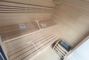 Cabine de <span class=keywords><strong>sauna</strong></span> de bien-être - <span class=keywords><strong>Hammam</strong></span> traditionnel d'intérieur pour 3 à 4 personnes - Product Image 5