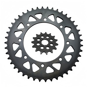 Nuova catena 520 posteriore ruota dentata moto per KAWASAKI <span class=keywords><strong>KLR</strong></span> 650 500 KLX 650 W800 BJ250 KLE 500 250/400 - Product Image 5