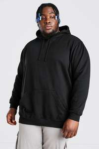 2021 Unisex de gran tamaño 100% algodón Sudadera con capucha sublimación personalizada Logo Drop Shoulder sudadera bordada de talla grande de invierno para hombres - Product Image 5