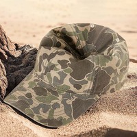 Casquette tactique vintage 6 panneaux en camouflage numérique, non structurée, pour la chasse au canard, modèle blanc camouflage, style Dad Hat