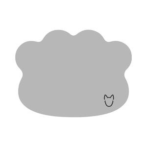 Tapete Ovalado de Cuero Lavable para Mascotas, Alfombra Antisalpicaduras para Comida de Perros y Gatos, Tamaños 35x50, 45x60, 50x70 - Product Image 1