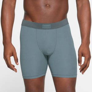Boxers respirants en coton et élasthanne pour hommes – Confortables, longs, sans coutures, ajustés, pour le sport - Product Image 1