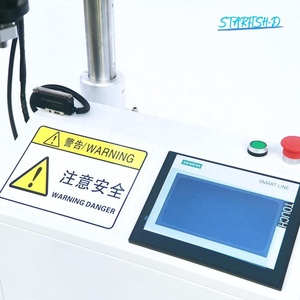 Tốc độ cao Tự động lắp ráp dòng vuông hình bầu dục chai hộp carton Single <span class=keywords><strong>Side</strong></span> Sticker dán nhãn Applicator cho trường hợp vuông xô - Product Image 6