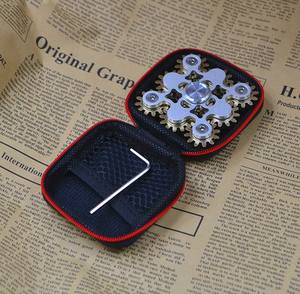 Gyroscope double couche à neuf engrenages en métal EDC, jouet pour adulte, spinner à main, nouveau design - Product Image 6