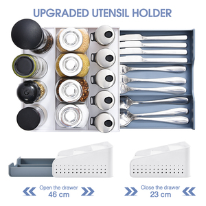 Wireking gia vị Giá nhựa hiển thị miễn phí đứng đồ dùng chủ nhà bếp lưu trữ bước kệ giá - Product Image 4