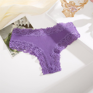 Tanga de <span class=keywords><strong>Encaje</strong></span> para Mujer, Ropa Interior Elegante, Transpirable y Suave, Bragas de Cintura Baja, Sexy - Product Image 5