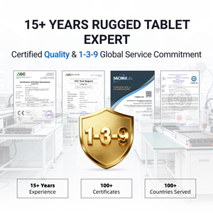 T80B Nuovo Tablet Robusto <span class=keywords><strong>8</strong></span> Pollici <span class=keywords><strong>8</strong></span>+128GB con Impronta Digitale Biometrica 4G LTE RJ45 Android 13 Lettore NFC Octa Core 2.0GHz Industriale Garanzia 3 Anni - Product Image 6