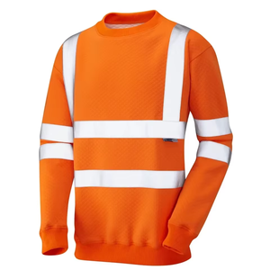 HBC High Visibility Long Sleeve Reflective <strong>T</strong> <strong>Shirt</strong> Safety Work Uniform for Mining Industry and Factory <strong>Workers</strong> - Product Image 5