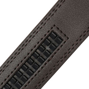 Cintura di fabbrica all'ingrosso in vera pelle cinghia di 3.1CM di larghezza cintura automatica per gli uomini senza fibbia 110-130cm di lunghezza - Product Image 3