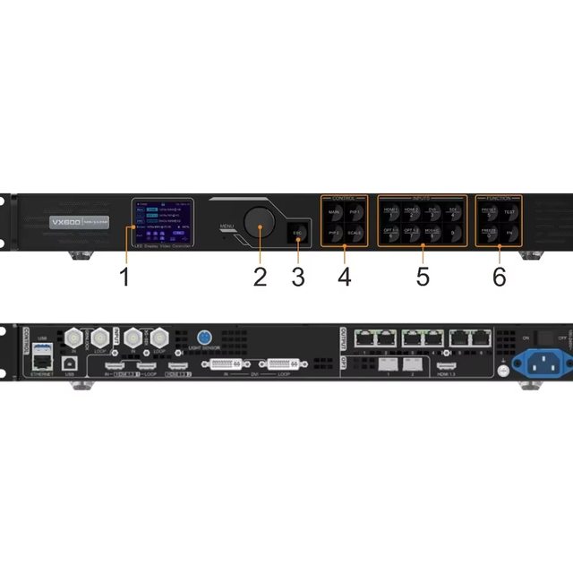 Premium Novasta VX-400 All-in-One LED Video Processor Controller for High-Performance Outdoor LED Display Screens with for HDMI