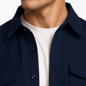 ICO Vintage The <span class=keywords><strong>Dante</strong></span> - Sobrecamisa de manga larga para hombre con logotipo personalizado, venta al por mayor, abotonada, estilo utilitario, ropa de trabajo herencia - Product Image 3