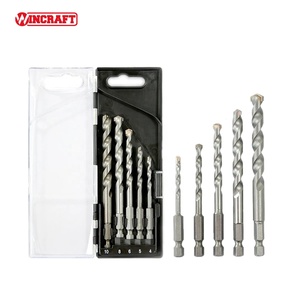 Set di <span class=keywords><strong>5</strong></span> punte di trapano per blocchi di mattoni di metallo in legno di plastica-versatili punte da trapano in muratura - Product Image 1