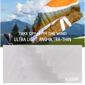 Factory Supply <span class=keywords><strong>parapente</strong></span> tissu 30D Nylon 66 parachute tissu en nylon enduit Ripstop - Product Image 3
