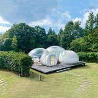 AOYU Tente à Bulles Gonflable de Luxe en Tissu PVC Imperméable pour Hôtel Camping Capacité de 2 Personnes