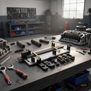 ชุดเครื่องมือคอมเพรสเซอร์สปริงวาล์ว VW11 192 FG สำหรับซ่อมเครื่องยนต์ยานยนต์ - Product Image 3