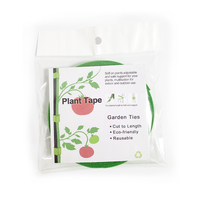 Vente en gros de attaches de jardin réutilisables à double face autocollantes, ajustables, en velcro, de couleur verte