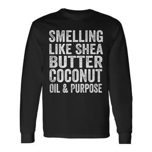 T-shirt à manches longues parfumé au beurre de karité et à l'huile de coco - Product Image 1