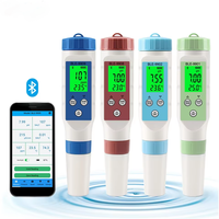 HEDAO BLE-9909 intelligent PH EC TDS salinité TEMP mètre numérique Blue Tooth connecté APP contrôle pour la culture hydroponique Aquariums piscine