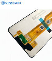 Layar LCD Pengganti untuk Samsung Galaxy A07 Perakitan Layar Sentuh dengan Digitizer Adaptor Perbaikan Ponsel Grosir
