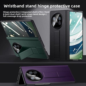 Coque de téléphone adaptée pour Huawei MateX5, avec support bracelet, protection de la charnière, pour écran pliable, protection intégrale, anti-chute - Product Image 5