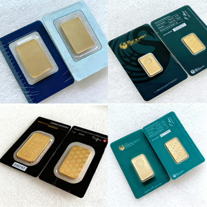 แท่งโลหะคุณภาพสูง 2.5 กรัม 5 กรัม 10 กรัม 20 กรัม 50 กรัม 100 กรัม แท่งทองคำ 1 ออนซ์ สวิตเซอร์แลนด์ ของขวัญนำโชค บรรจุภัณฑ์ปิดผนึก มีหมายเลขที่แตกต่างกัน - Product Image 4