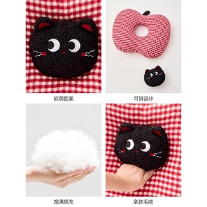 Almohada de Peluche con Forma de Gatito Apple 2026, Estilo INS, Desmontable, Diseño Irregular de Dibujos Animados, Decoración para Dormitorio/Sala de Estar, Cojín para Sofá - Product Image 2