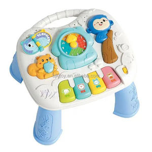 Centre d'activités d'apprentissage musical multifonctionnel Jouet en plastique pour bébé de 6 12 <span class=keywords><strong>18</strong></span> <span class=keywords><strong>mois</strong></span> Table de <span class=keywords><strong>jeu</strong></span> - Product Image 5