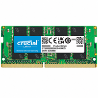Mémoire RAM Crucial pour ordinateur portable DDR4 16 Go 2666 MHz PC4-21300 SO-DIMM 260 broches 1,2 V