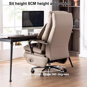 Wholesale Genuine Leather Chair Electric Big Size Electric Massage Office Chair Custom Reclining Office Chair with <b>Footrest</b> - Product Image 5