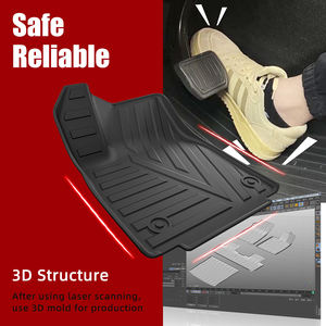 Tapis de <span class=keywords><strong>coffre</strong></span> arrière de haute qualité pour <span class=keywords><strong>KIA</strong></span> <span class=keywords><strong>EV6</strong></span> 2022-2024 TPE 7D imperméable antidérapant personnalisé tapis de <span class=keywords><strong>coffre</strong></span> facile à nettoyer - Product Image 3