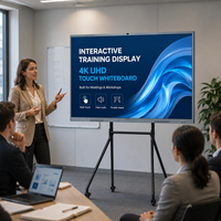 Tableau blanc interactif intelligent à écran tactile 4K Mini-LED rétroéclairé 3840Hz de 65, 75 et 86 pouces, idéal pour l'enseignement - Vente Flash
