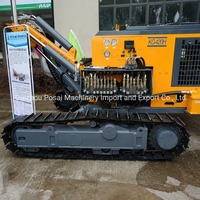 Foreuse de mine DTH Kaishan KG420B à moteur essence, mobile, profondeur de forage 20m, pour le forage de trous de dynamitage en carrière et en exploitation ouverte