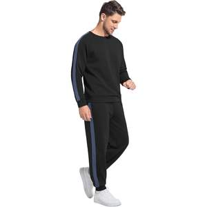 Conjunto Deportivo Personalizado para Hombre, Suave y Transpirable, 2 Piezas, Sudadera y Pantalones de Modal y Algodón, Tallas S-XXL - Product Image 4